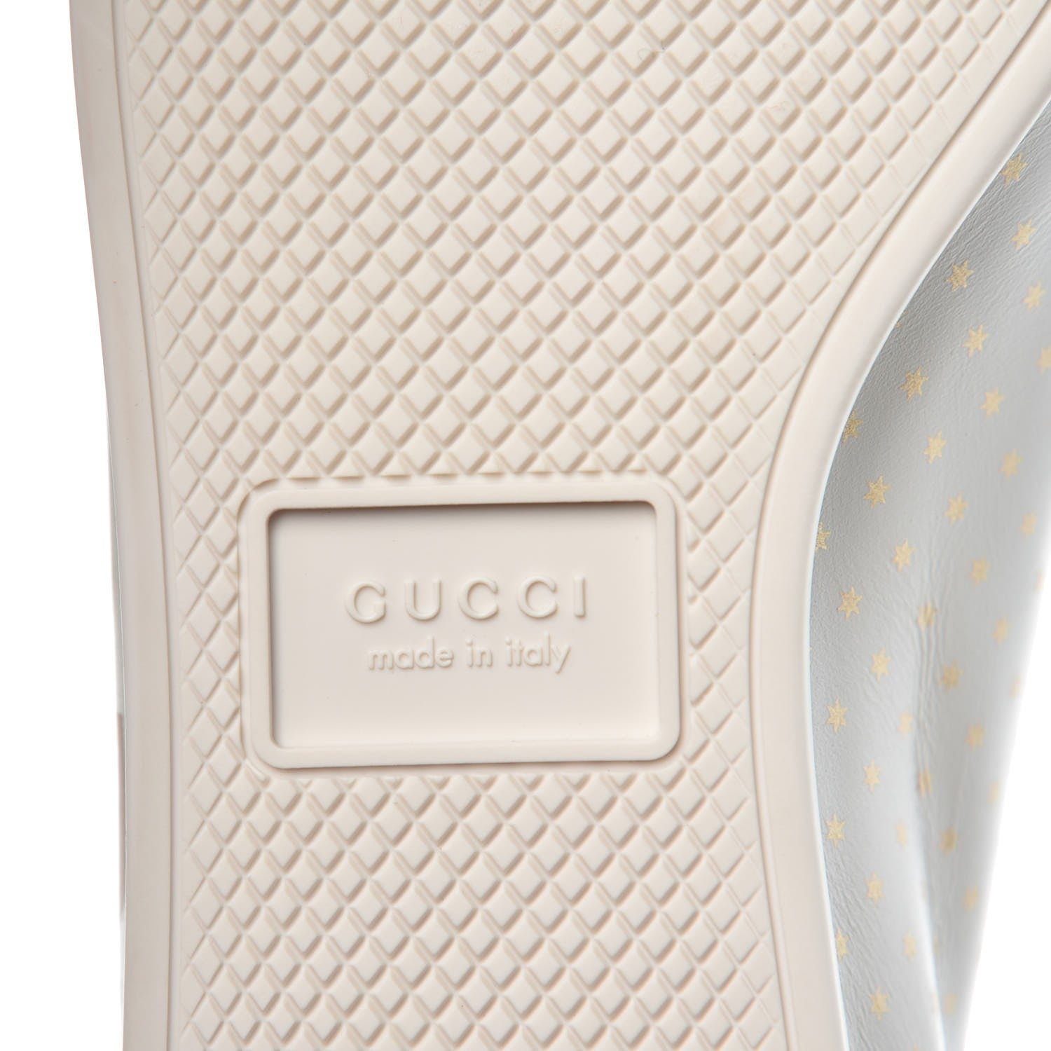 Gucci X SEGA Calfskin GUCCY Stars Womens Falacer Sneakers 39 White 7 of 11