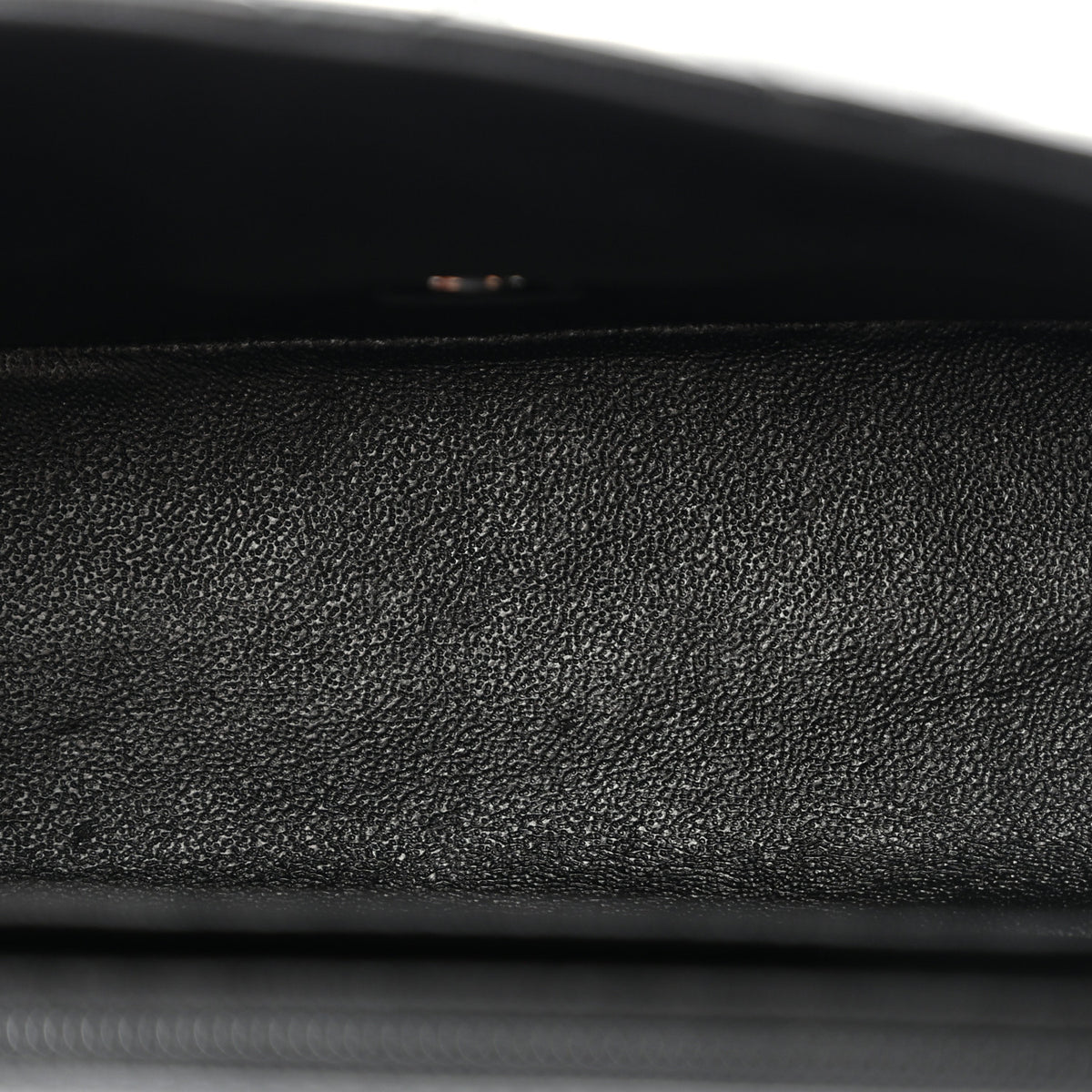 Patent Calfskin Quilted Mini Square Flap Black