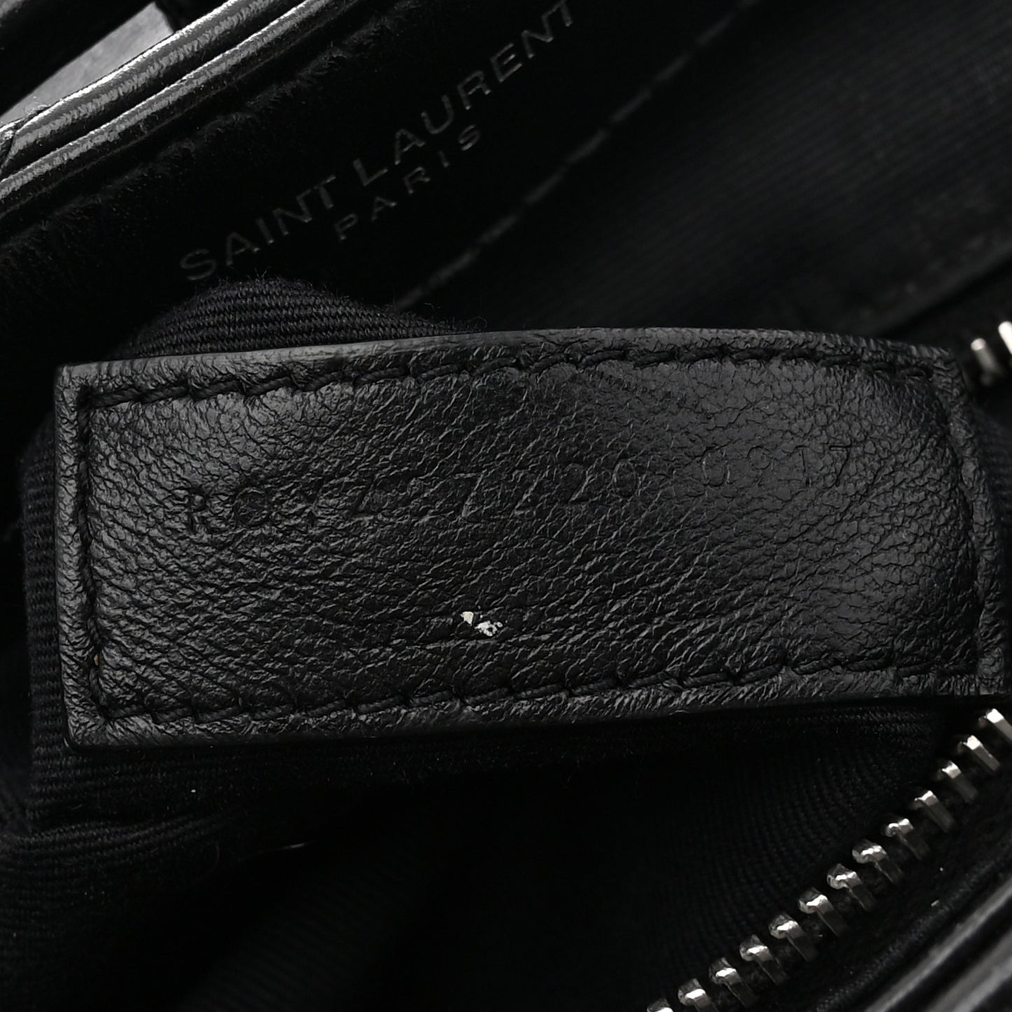 Calfskin Y Quilted Monogram Small Loulou Backpack Black