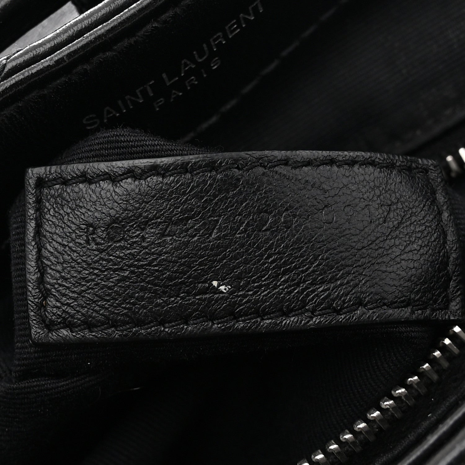 Saint Laurent Calfskin Y Quilted Monogram Small Loulou Backpack Black 7 of 12