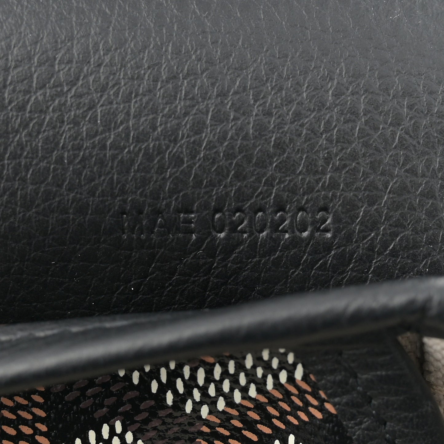 Goyardine Calfskin Mini Alpin Backpack Black
