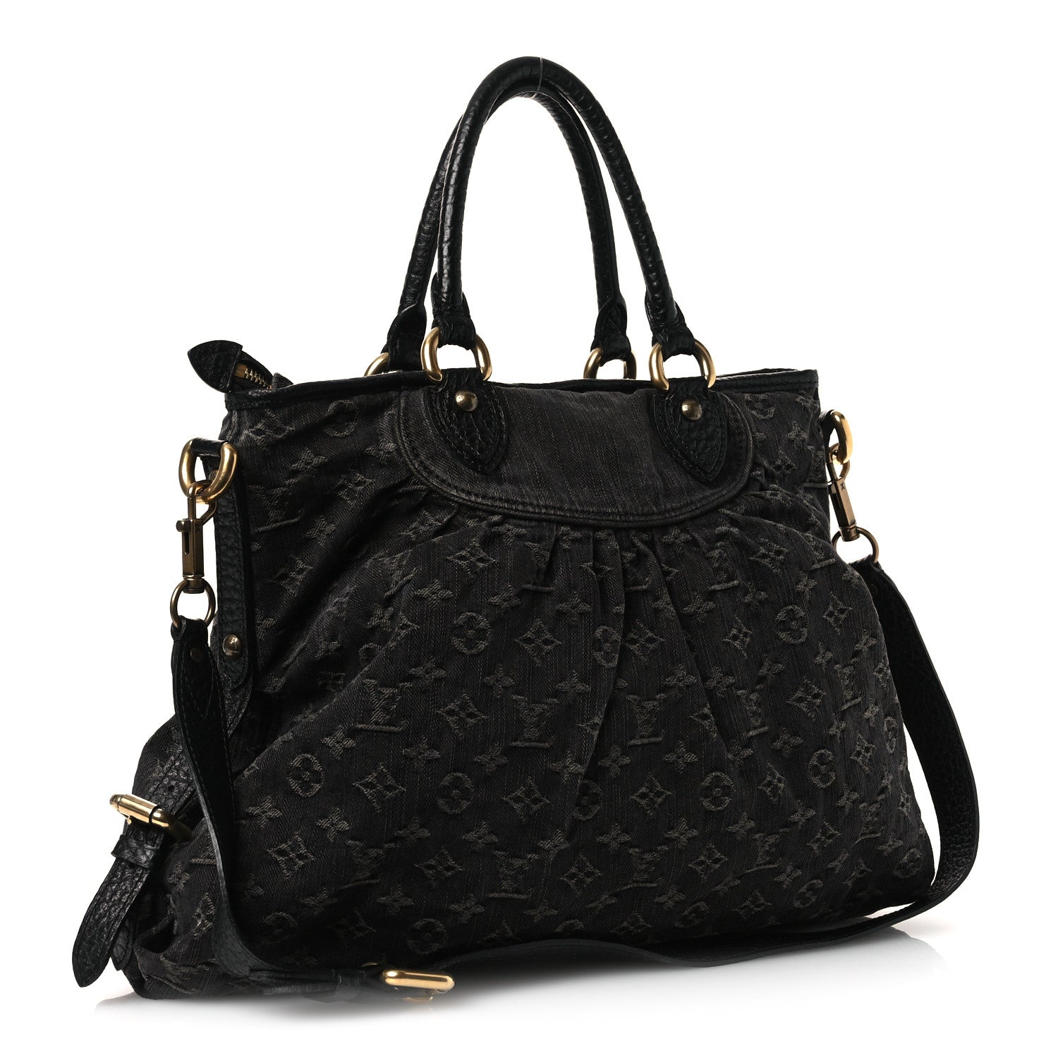 Louis Vuitton Denim Neo Cabby GM Black 2 of 11