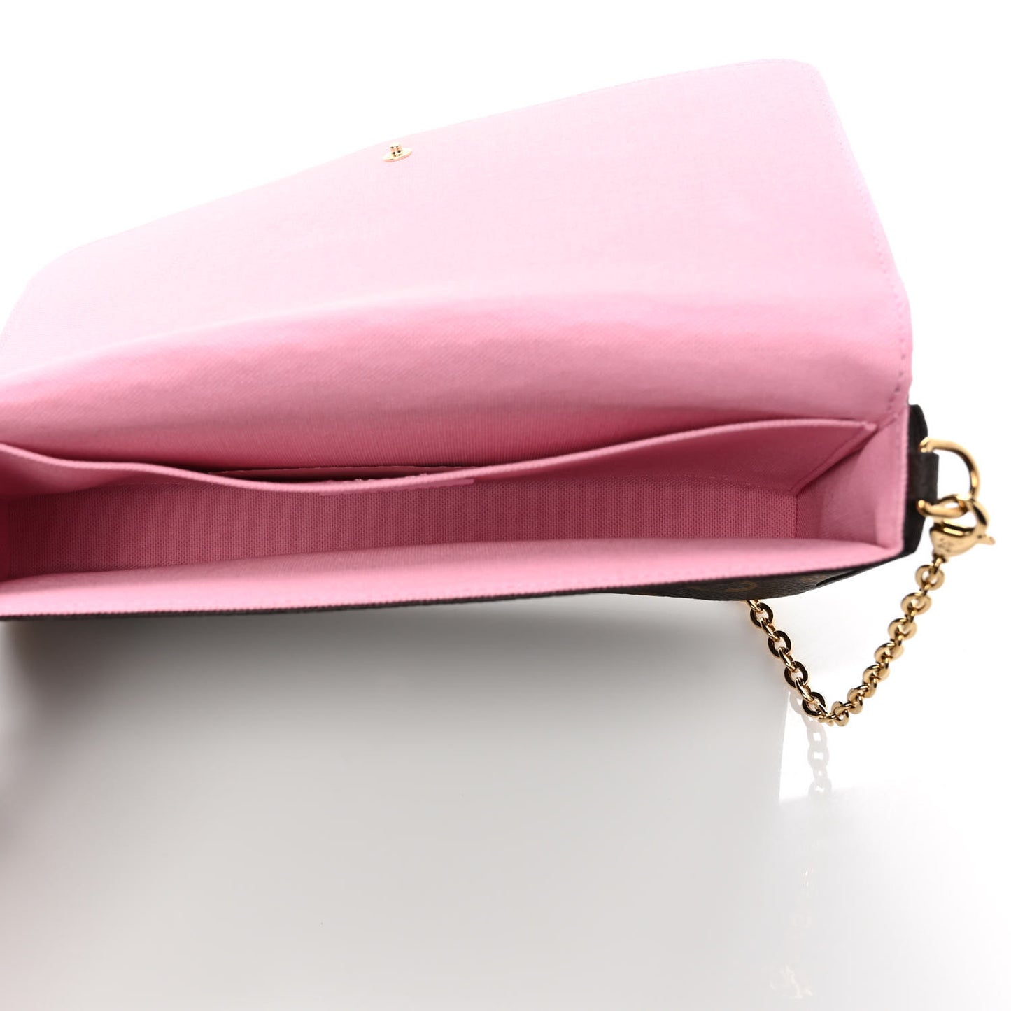 Monogram 2022 Christmas Animation Paris Pochette Felicie Chain Wallet Pink