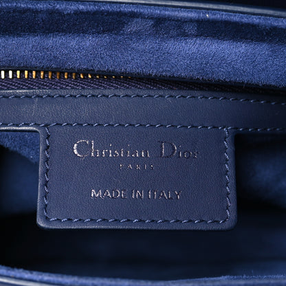 Christian Dior Ultra Matte Calfskin Saddle Bag Blue 6 of 10