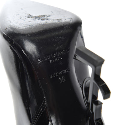 Saint Laurent Patent Opyum 110 Ankle Boot 36 Black 7 of 11