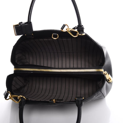 Louis Vuitton Empreinte Montaigne MM Black 6 of 8