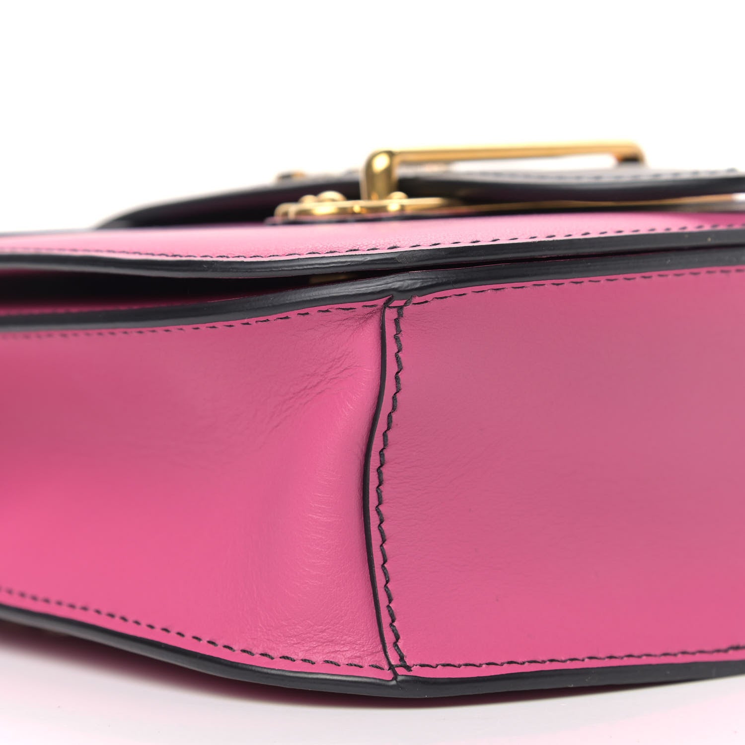 Prada City Calfskin Saffiano Cahier Crossbody Bag Fuxia Black 7 of 8