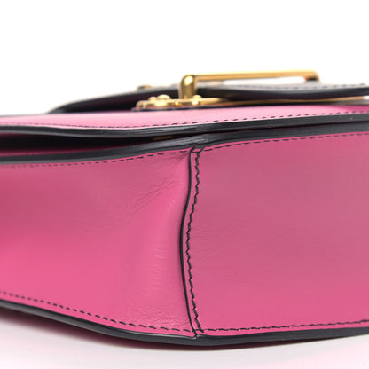 Prada City Calfskin Saffiano Cahier Crossbody Bag Fuxia Black 7 of 8