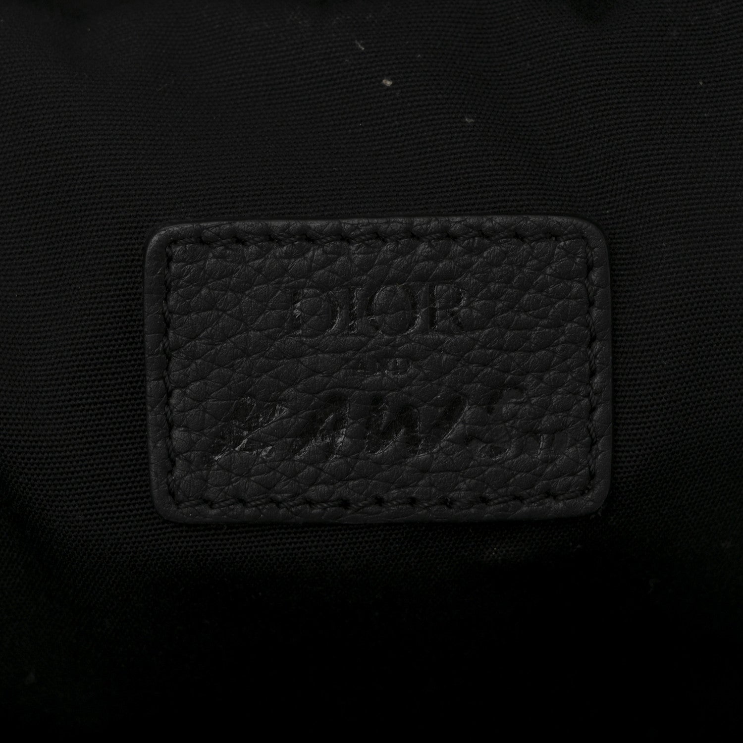 Christian Dior X KAWS Nylon Calfskin Bee Belt Bag Black 6 of 12