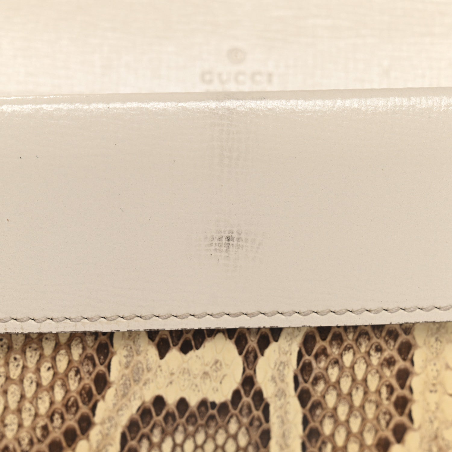 Gucci Snakeskin Azalea Calfskin Enamel Super Mini Dionysus Shoulder Bag New Rock White Electric Blue 11 of 12