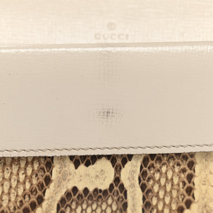 Gucci Snakeskin Azalea Calfskin Enamel Super Mini Dionysus Shoulder Bag New Rock White Electric Blue 11 of 12