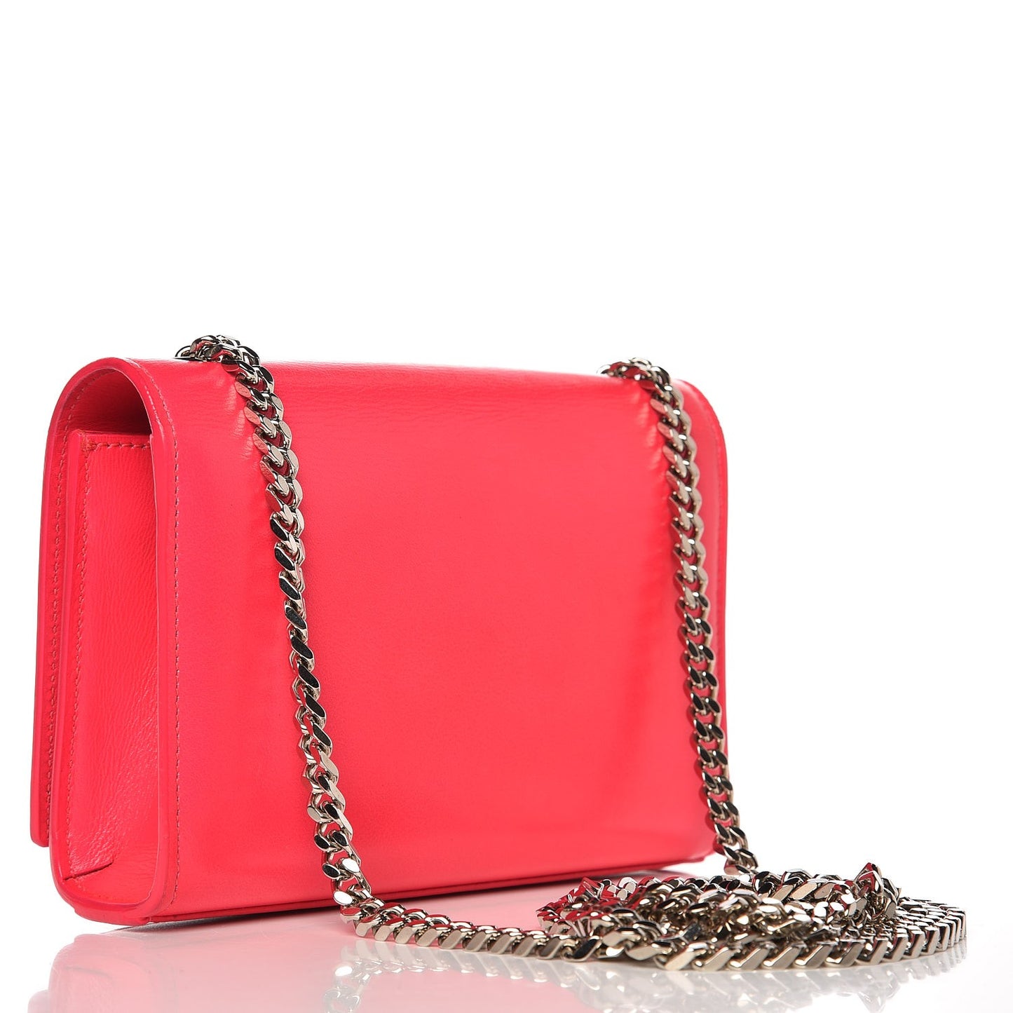 Smooth Calfskin Small Monogram Kate Satchel Bubblegum