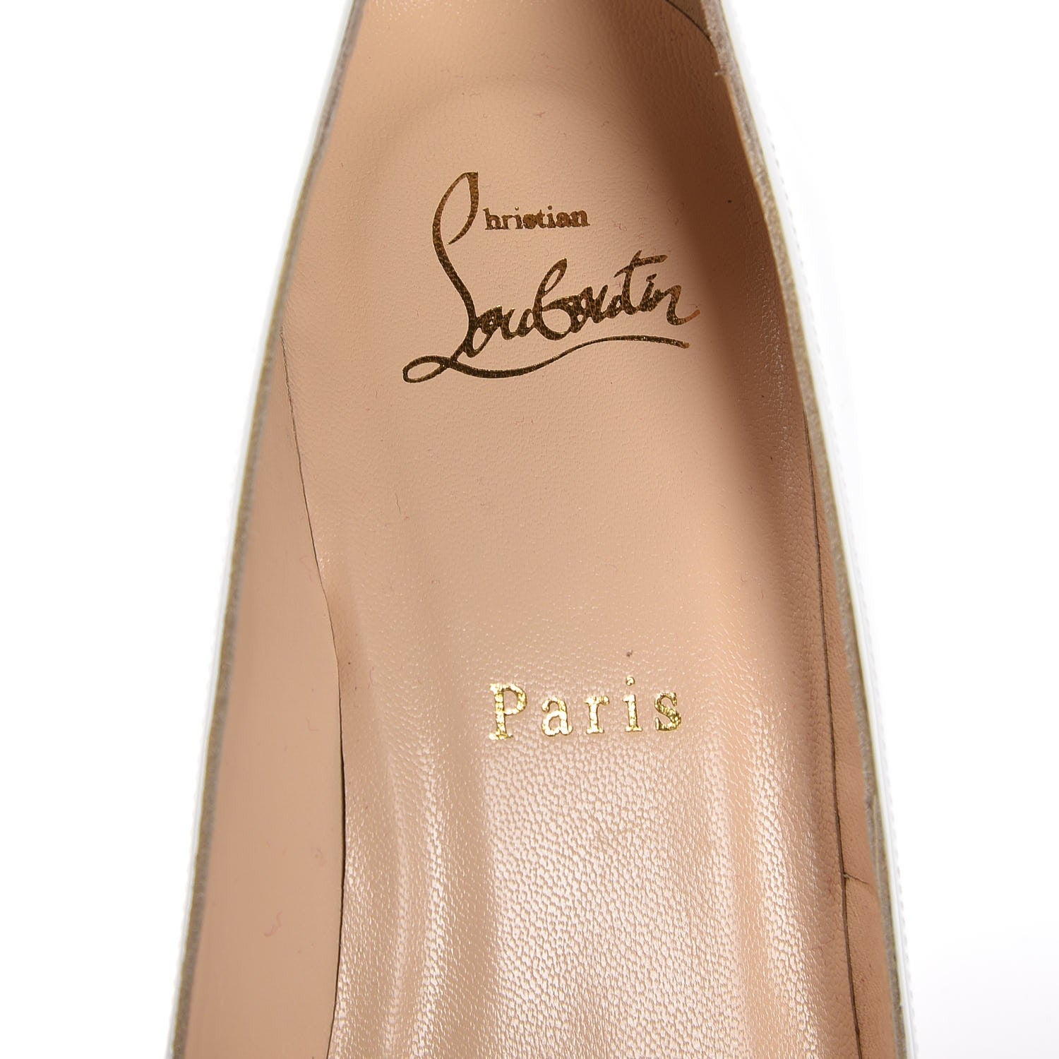 Christian Louboutin Patent Shelley 90 Pumps 39 White 7 of 8