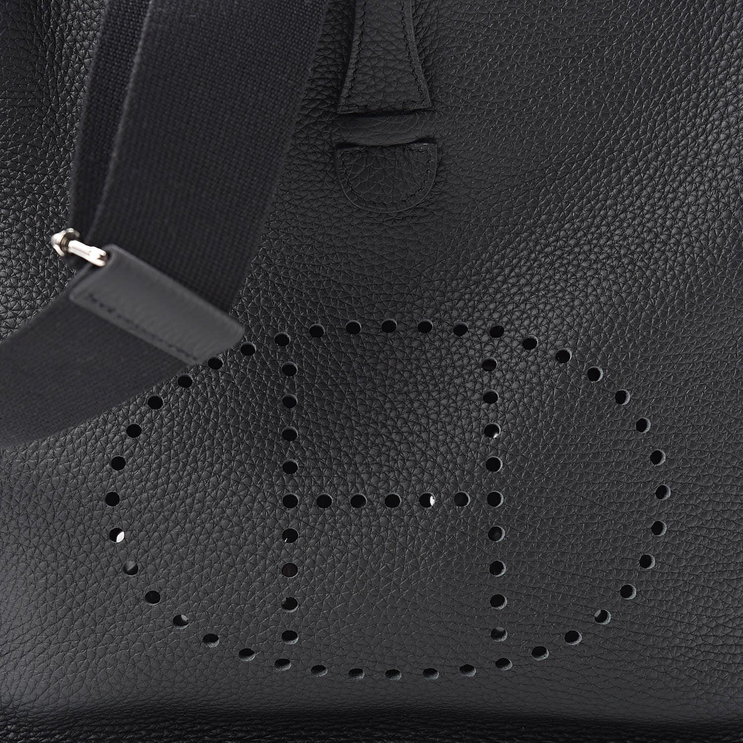 Hermes Taurillon Clemence Evelyne III PM Black 8 of 11