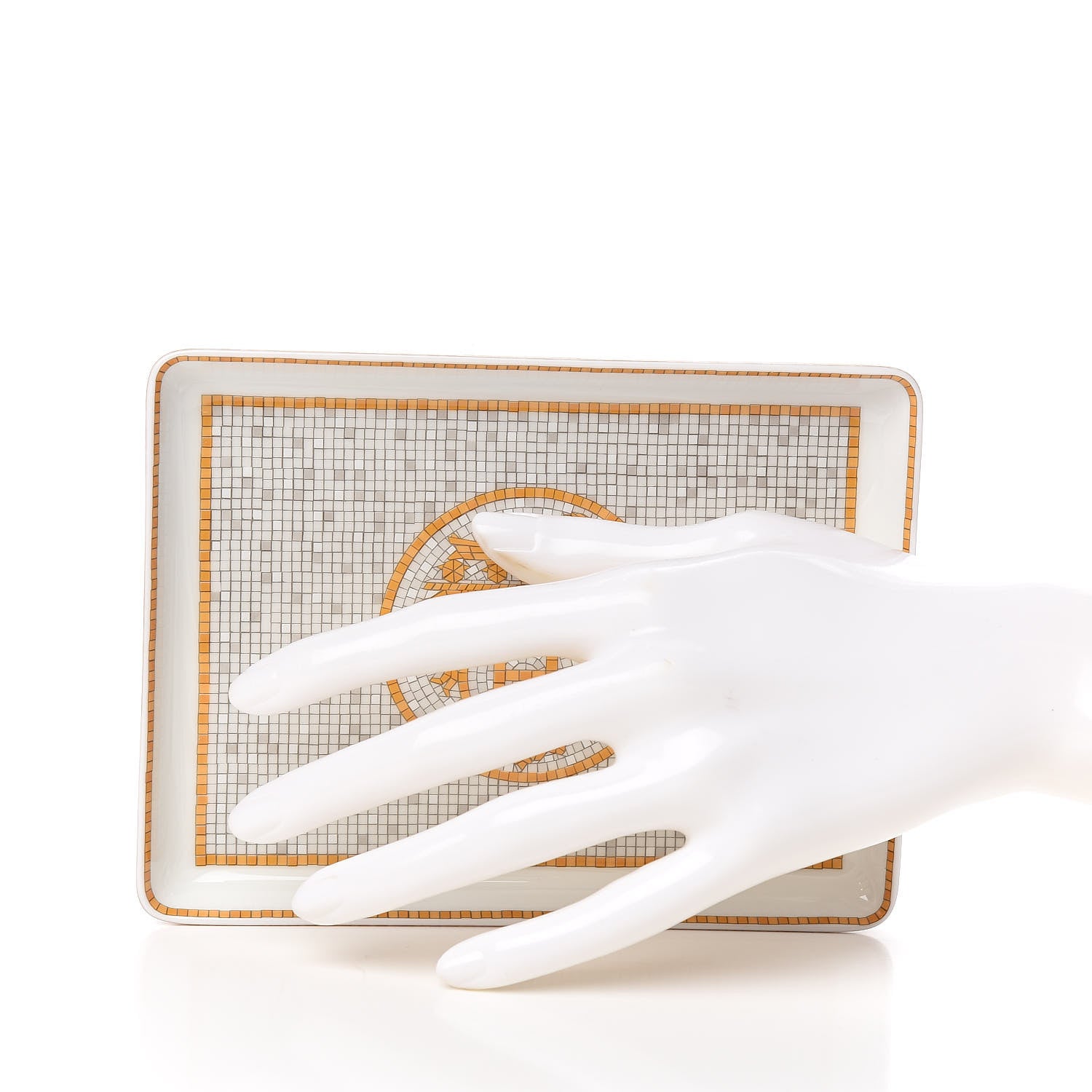 Hermes Porcelain Mosaique au 24 Sushi Plate 2 of 5
