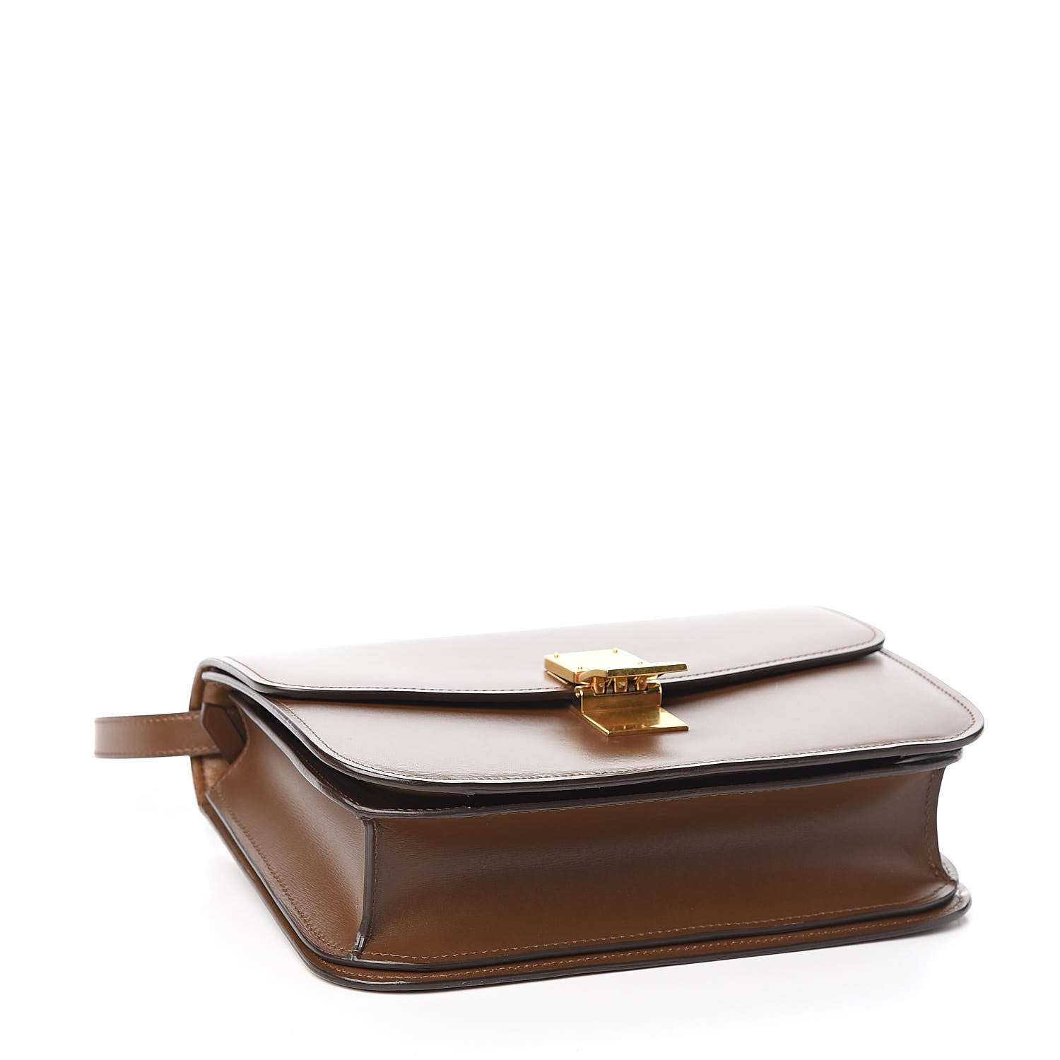 Celine Box Calfskin Medium Classic Box Flap Bag Camel 4 of 11