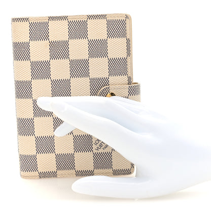 Louis Vuitton Damier Azur Small Ring Agenda Cover 2 of 6
