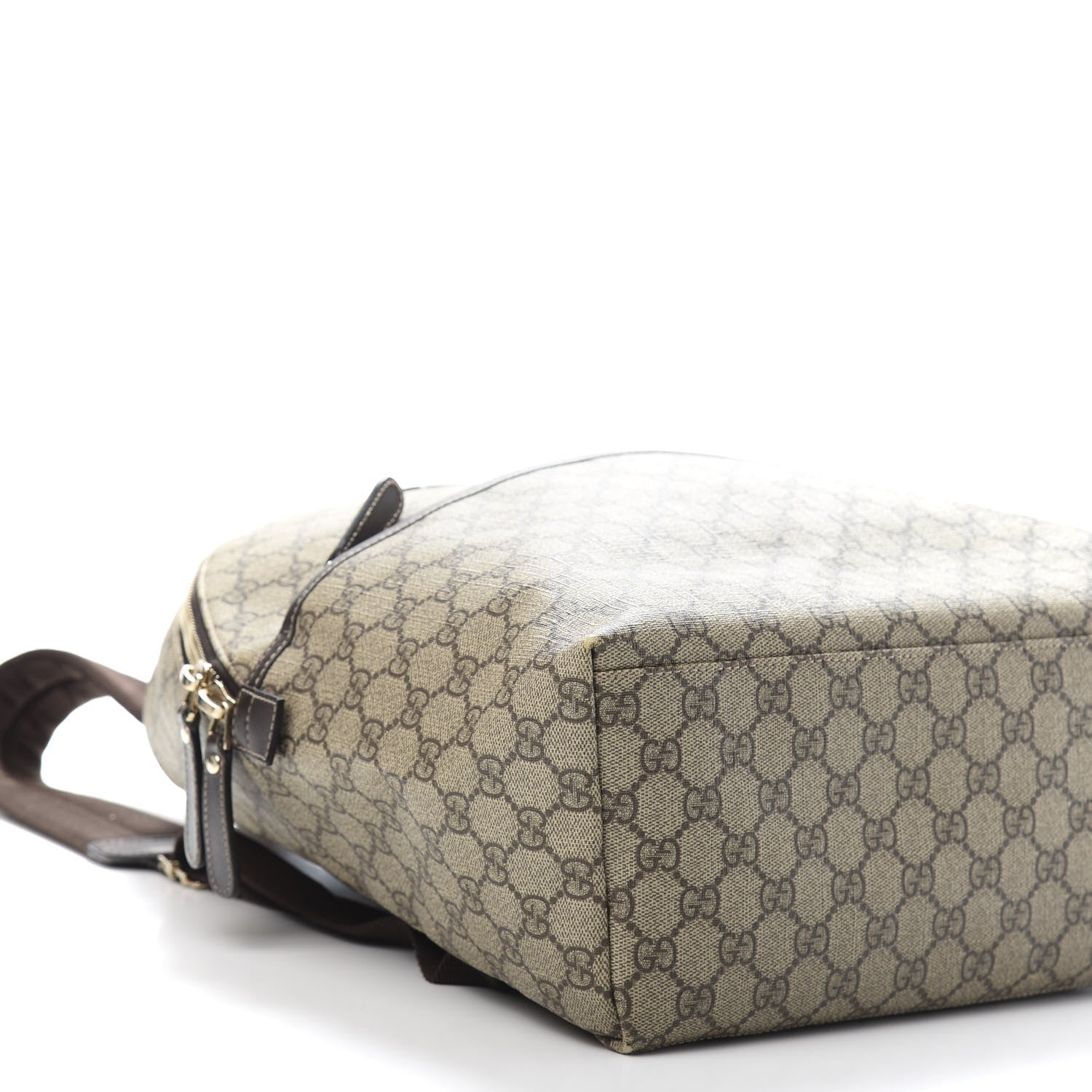 Gucci GG Supreme Monogram Medium Backpack Brown 5 of 10