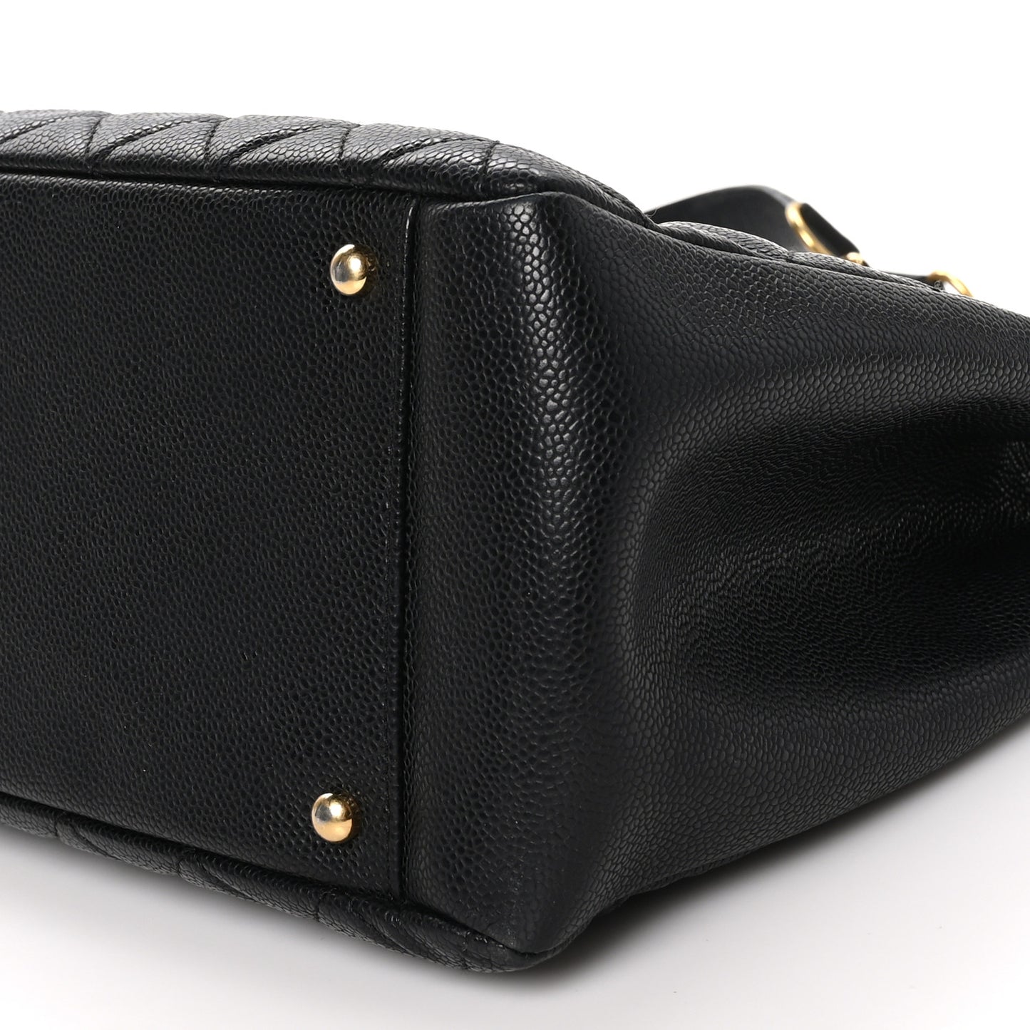 Caviar Quilted XL Grand Shopping Tote GST Black