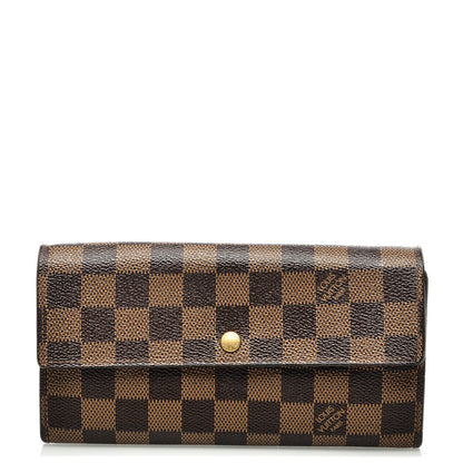 Louis Vuitton Damier Ebene Sarah Wallet 1 of 7