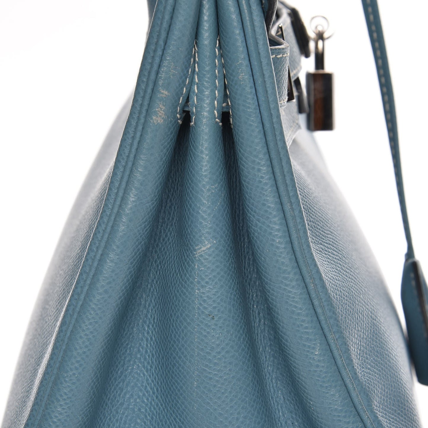 Epsom Birkin 30 Blue Jean