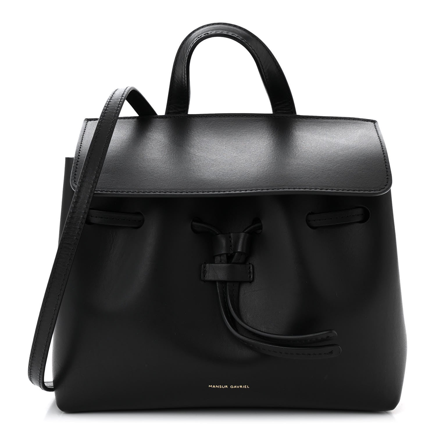 Mansur Gavriel Calfskin Mini Mini Lady Bag Black Flamma 1 of 10
