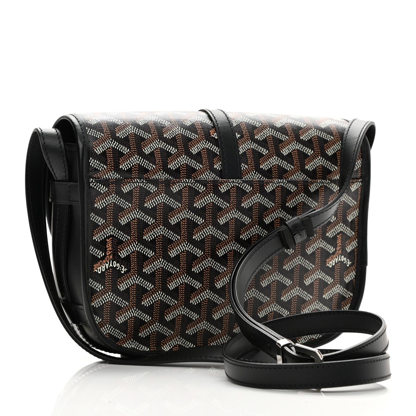 Goyardine Belvedere II PM Messenger Bag Black