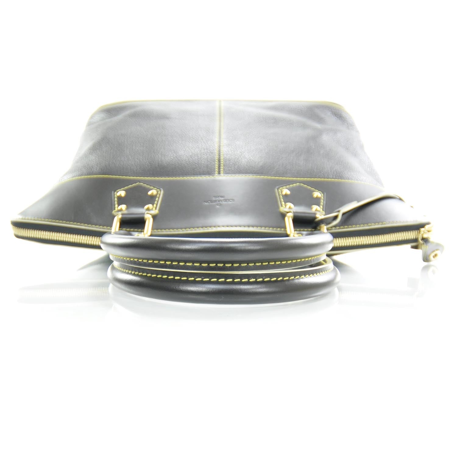 Louis Vuitton Suhali Lockit MM Black 6 of 9