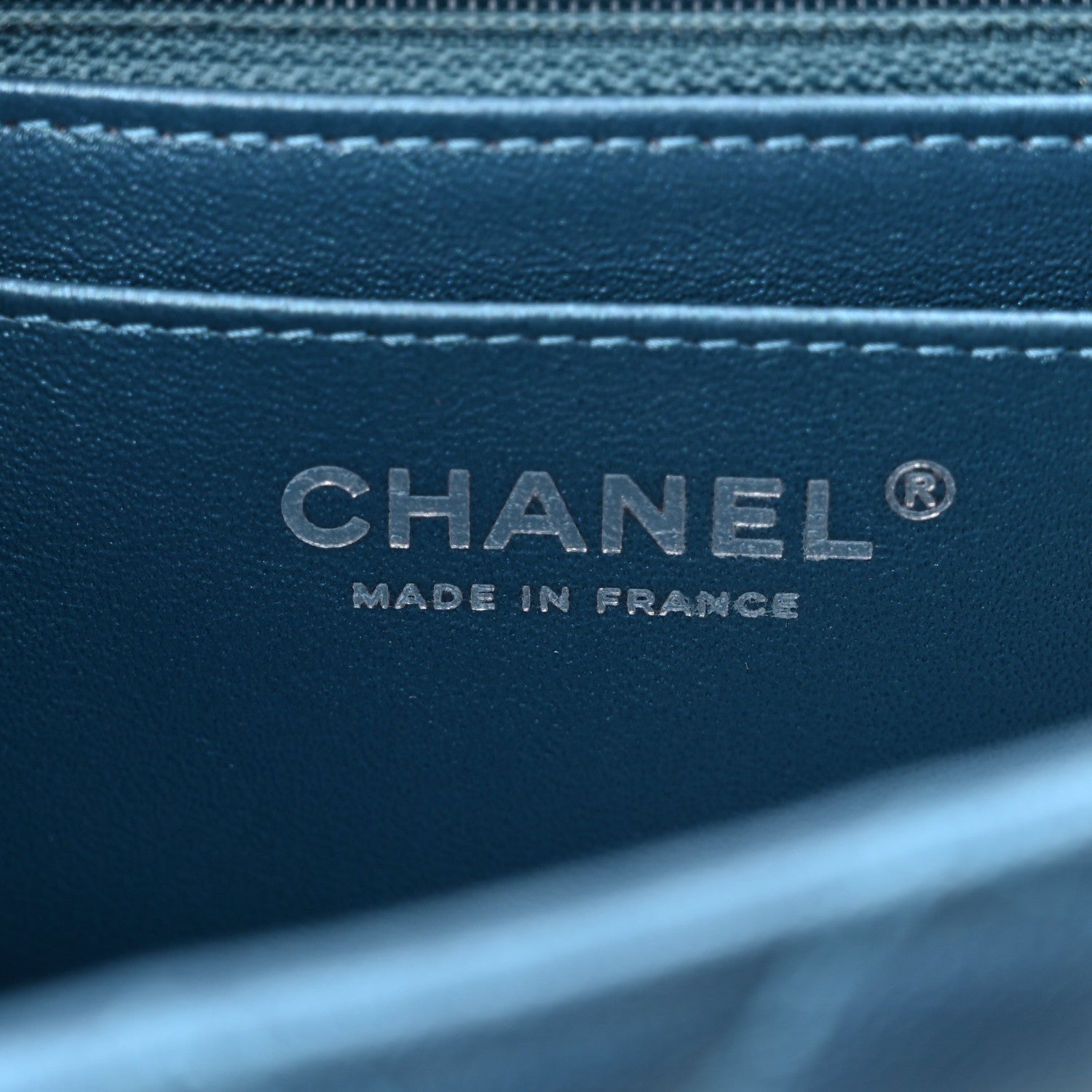 Chanel Metallic Sheepskin Quilted 2.55 Reissue Mini Flap Blue 6 of 11