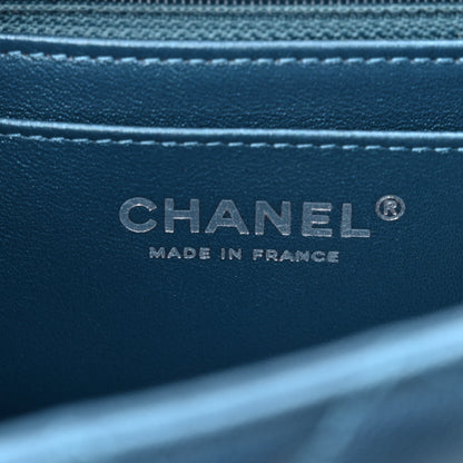 Chanel Metallic Sheepskin Quilted 2.55 Reissue Mini Flap Blue 6 of 11