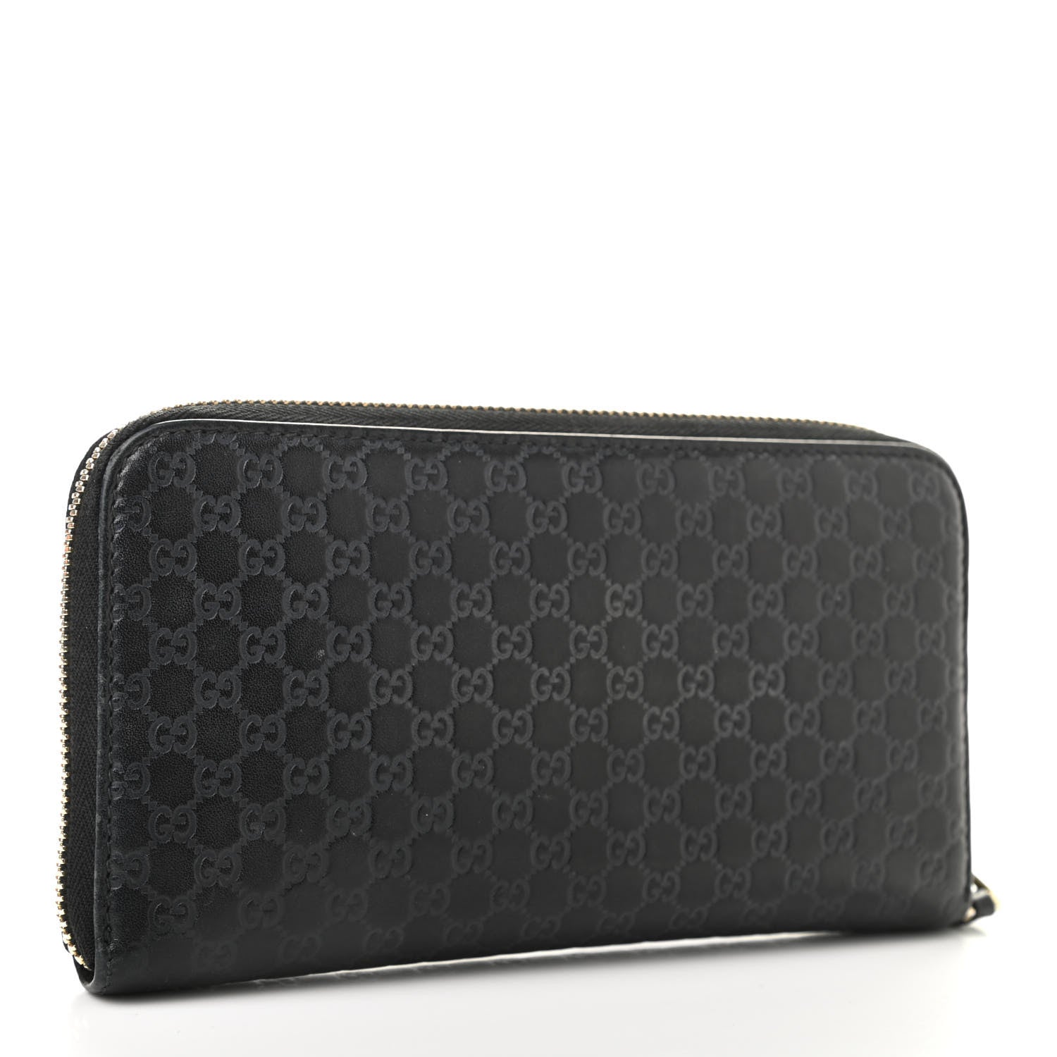 Gucci Microguccissima Zip Around Wallet Black 3 of 14