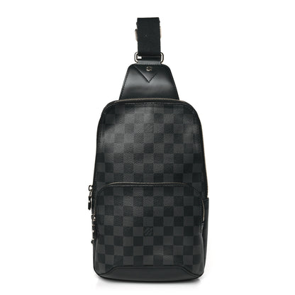 Louis Vuitton Damier Infini Avenue Sling Bag Onyx Silver 1 of 8