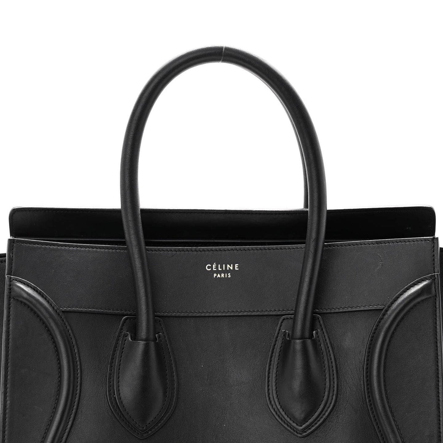 Smooth Calfskin Mini Luggage Black