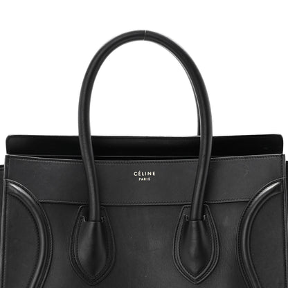 Celine Smooth Calfskin Mini Luggage Black 6 of 10