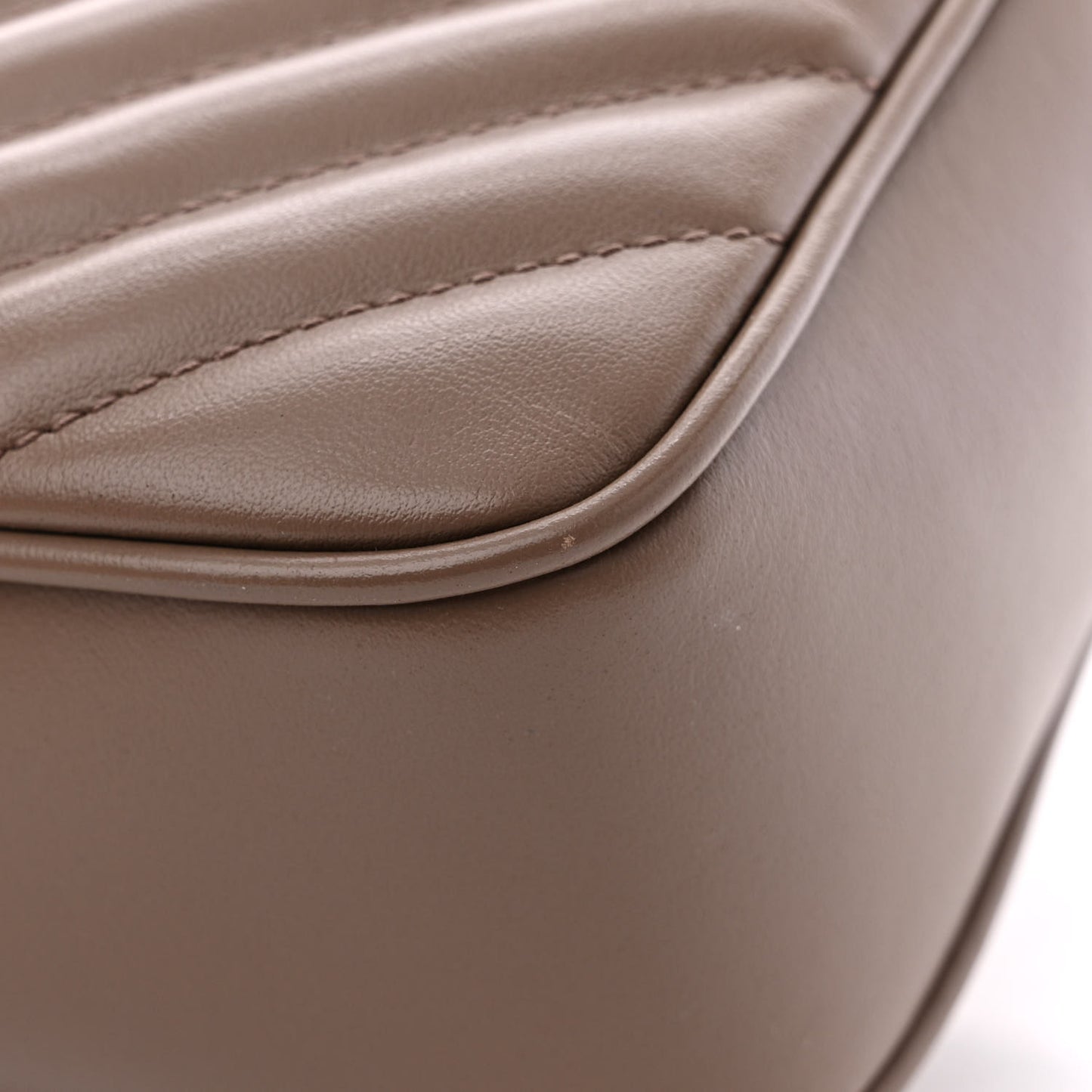 Calfskin Matelasse Monogram Lou Camera Bag Taupe