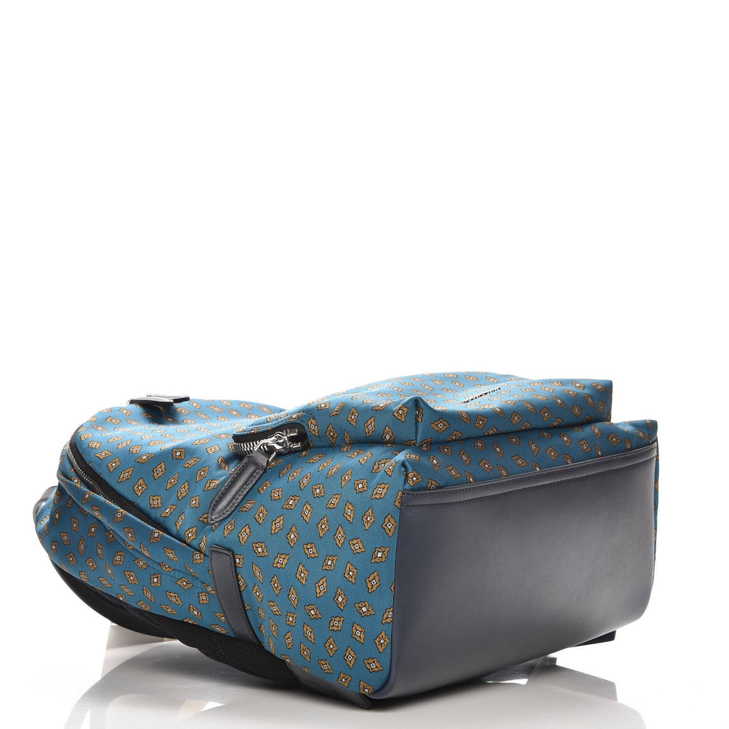 Nylon Tie Print Abbeydale Simple Backpack Dark Teal