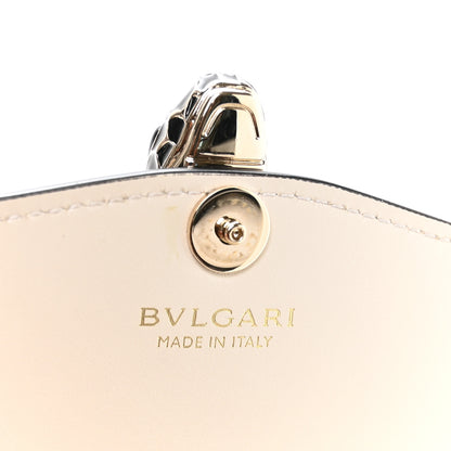 Bulgari Metallic Karung Serpenti Forever Chain Wallet Beige 6 of 10