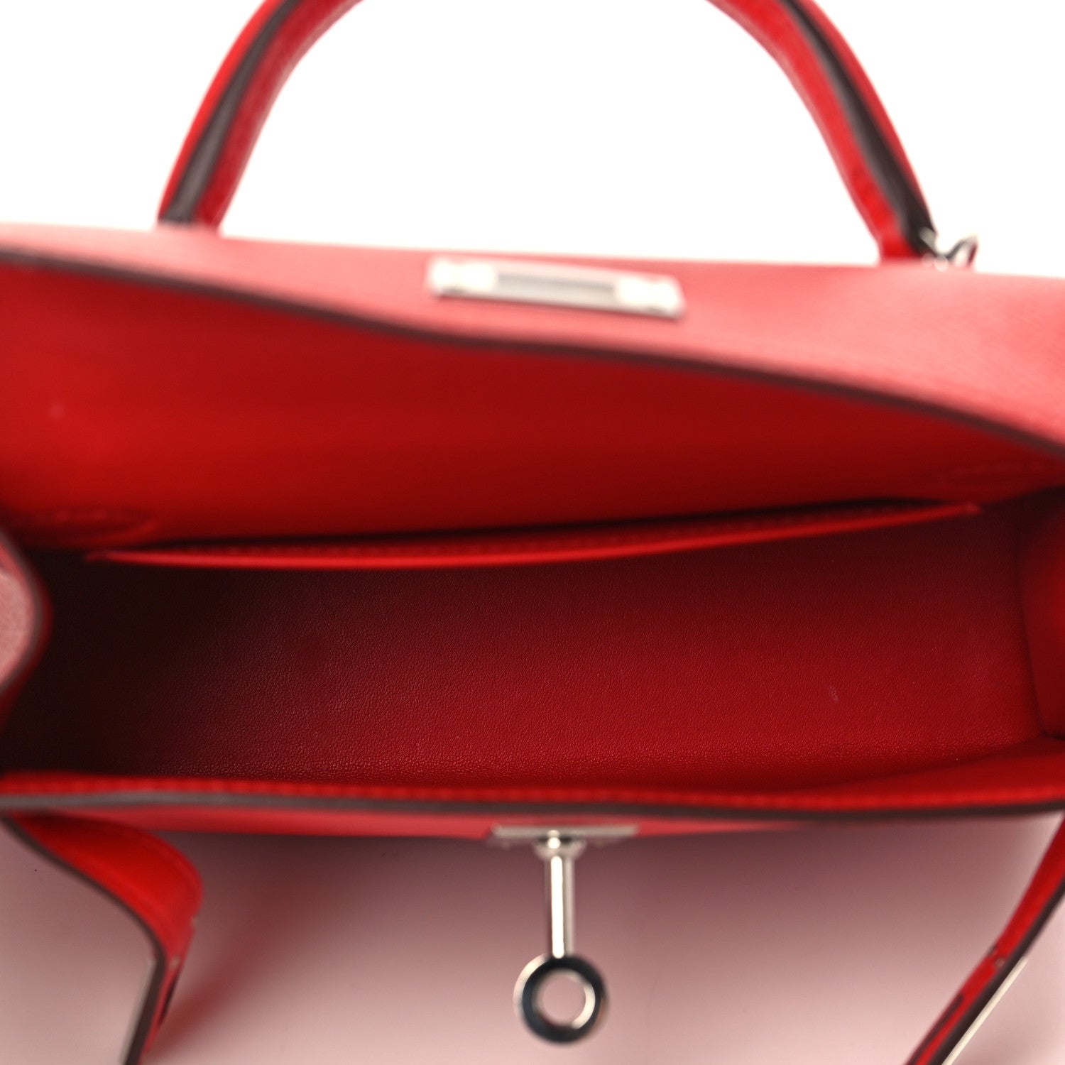 Hermes Epsom Mini Kelly Sellier 20 Rouge de Coeur 4 of 8