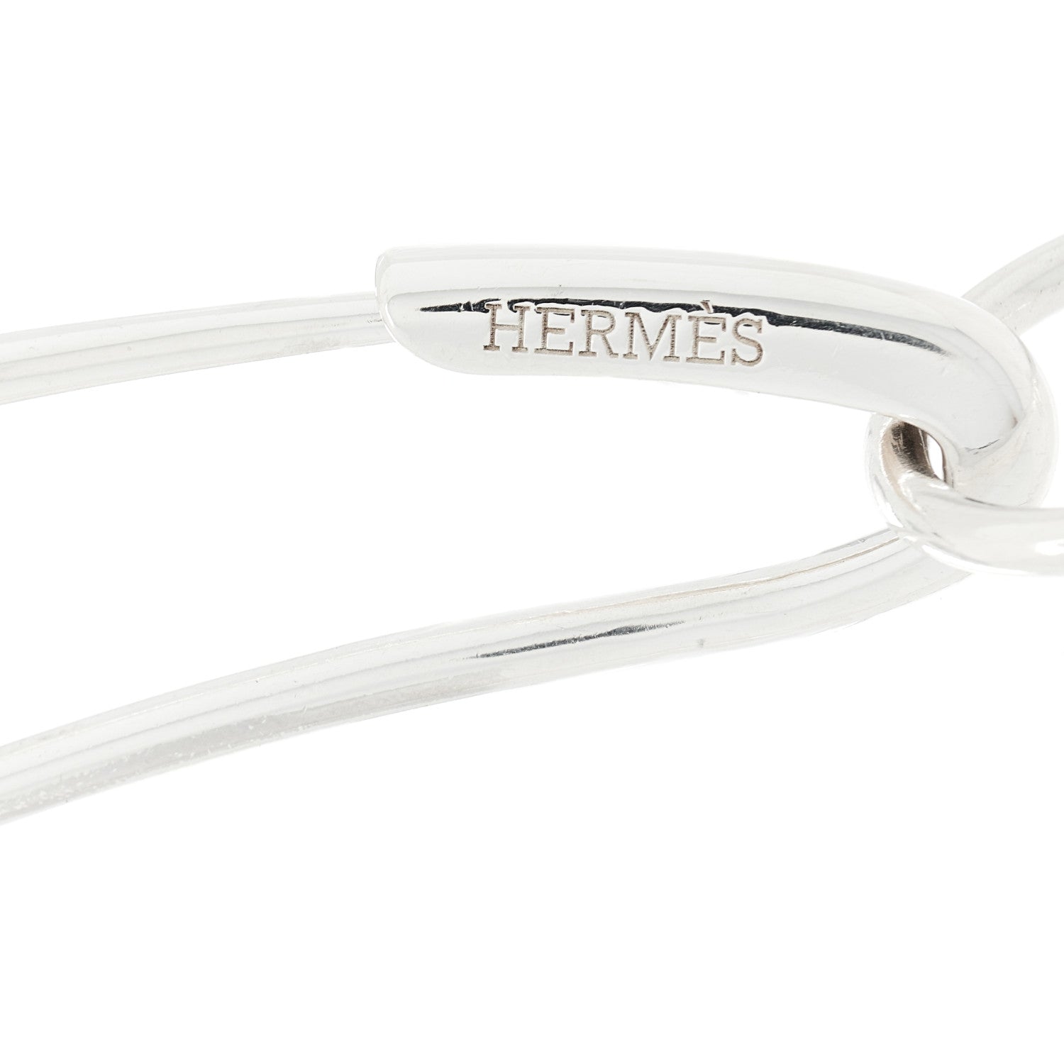 Hermes Sterling Silver Chaine d'Ancre Punk Long Necklace 4 of 4