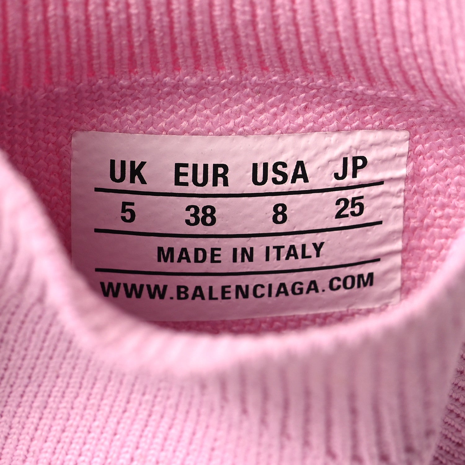 Balenciaga Technical 3D Recycled Knit Womens Speed 2.0 Sneakers 36 Monocolor 38 Light Pink 6 of 9
