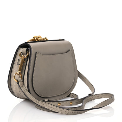 Chloe Calfskin Suede Small Nile Bracelet Bag Motty Grey 3 of 12