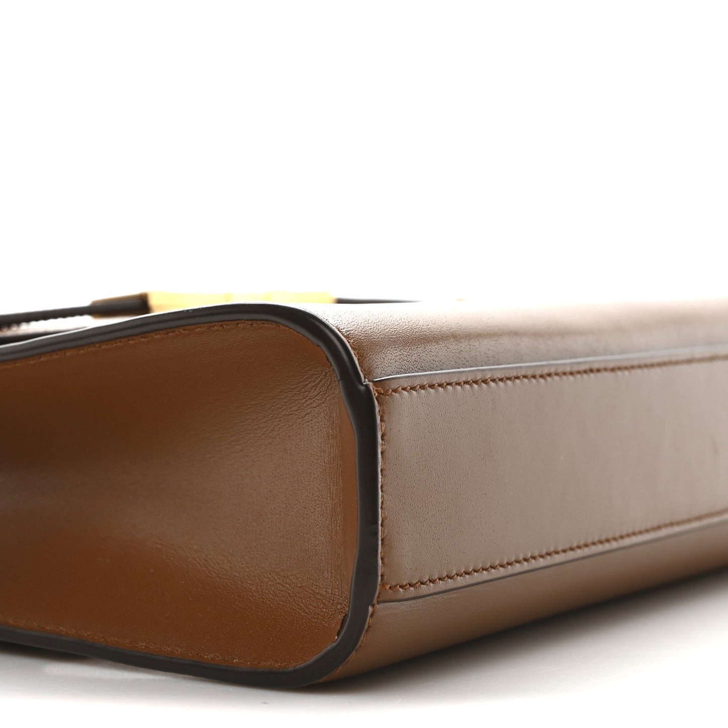 Smooth Calfskin Small Manhattan Shoulder Bag Cognac