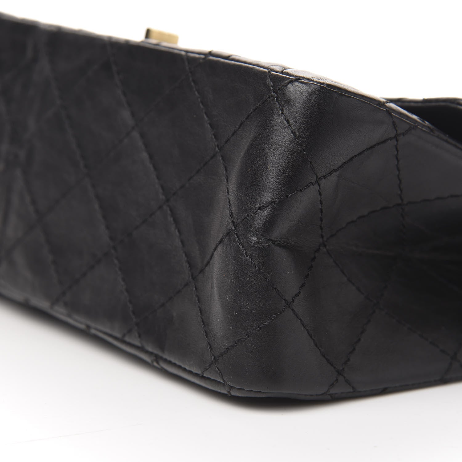 Chanel Aged Calfskin Quilted 2.55 Reissue 266 Flap Black 10 of 11