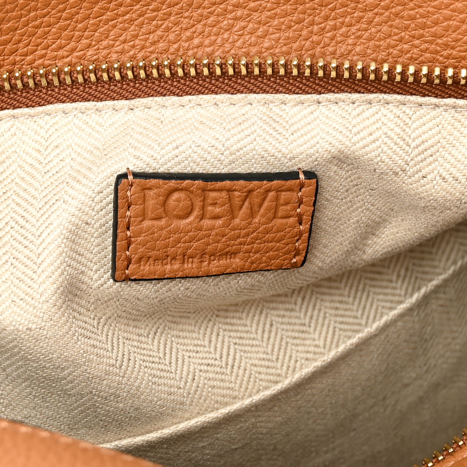 Loewe Soft Grained Calfskin Small Puzzle Bag Light Caramel 6 of 9