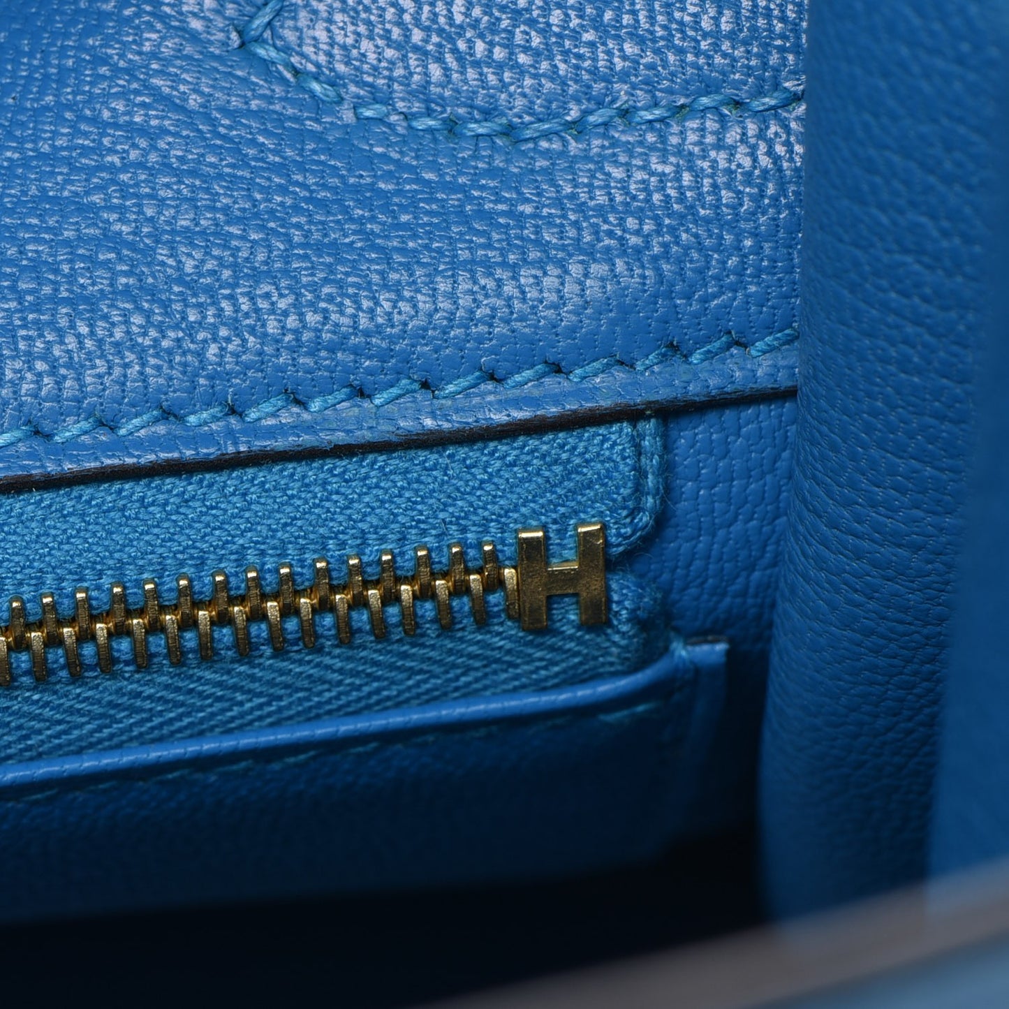 Epsom Birkin 30 Bleu Zanzibar