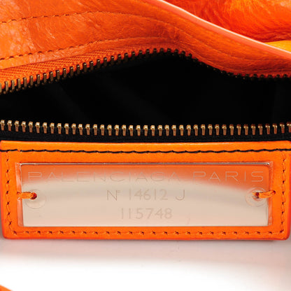 Balenciaga Agneau Classic Hardware City Tangerine 6 of 7