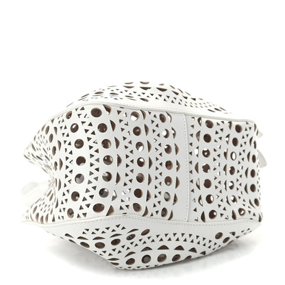 Alaia Lux Calfskin Vienne Rose-Marie 19 Bag White 4 of 7