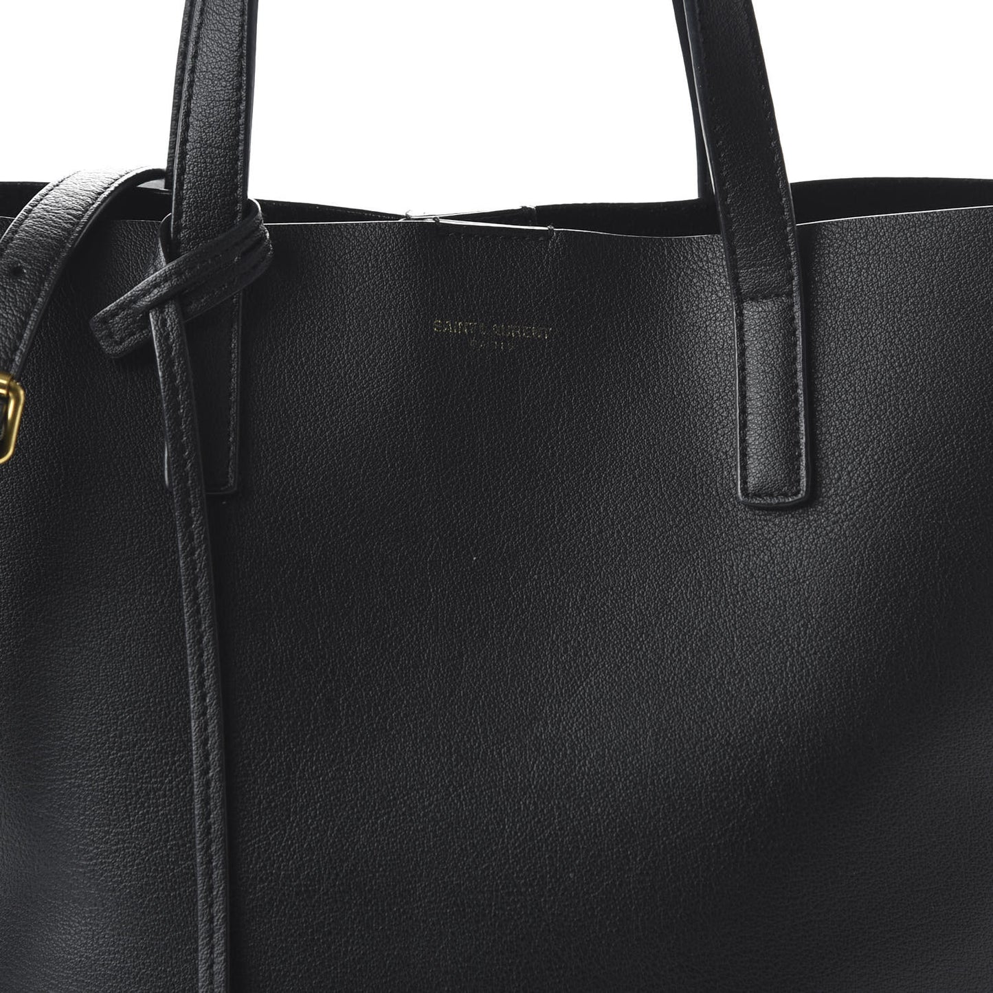 Calfskin Toy Shopping Tote Black