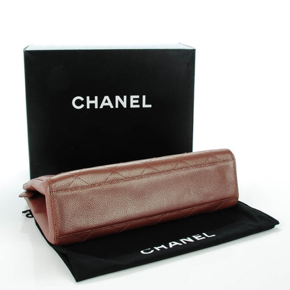 Chanel Metallic Caviar Shoulder Bag Brown 4 of 8