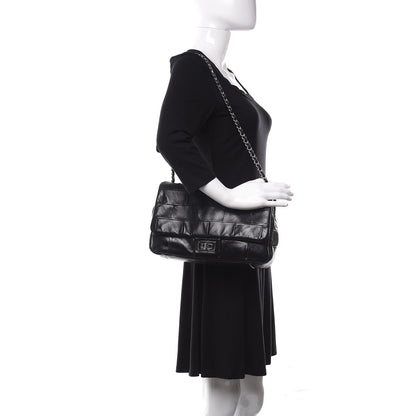 Chanel Lambskin Patchwork Medium Mademoiselle Flap Black 2 of 10